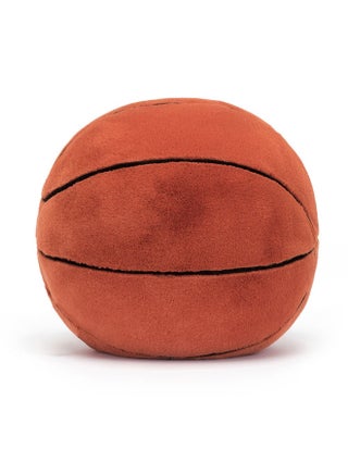 Amuseables Sports Basketball Plush – Soft Stuffed Toy with Cordy Legs, Cute Valentine’s Gift for Kids & Adults, Collectible Jellycat, 22cm - view 2